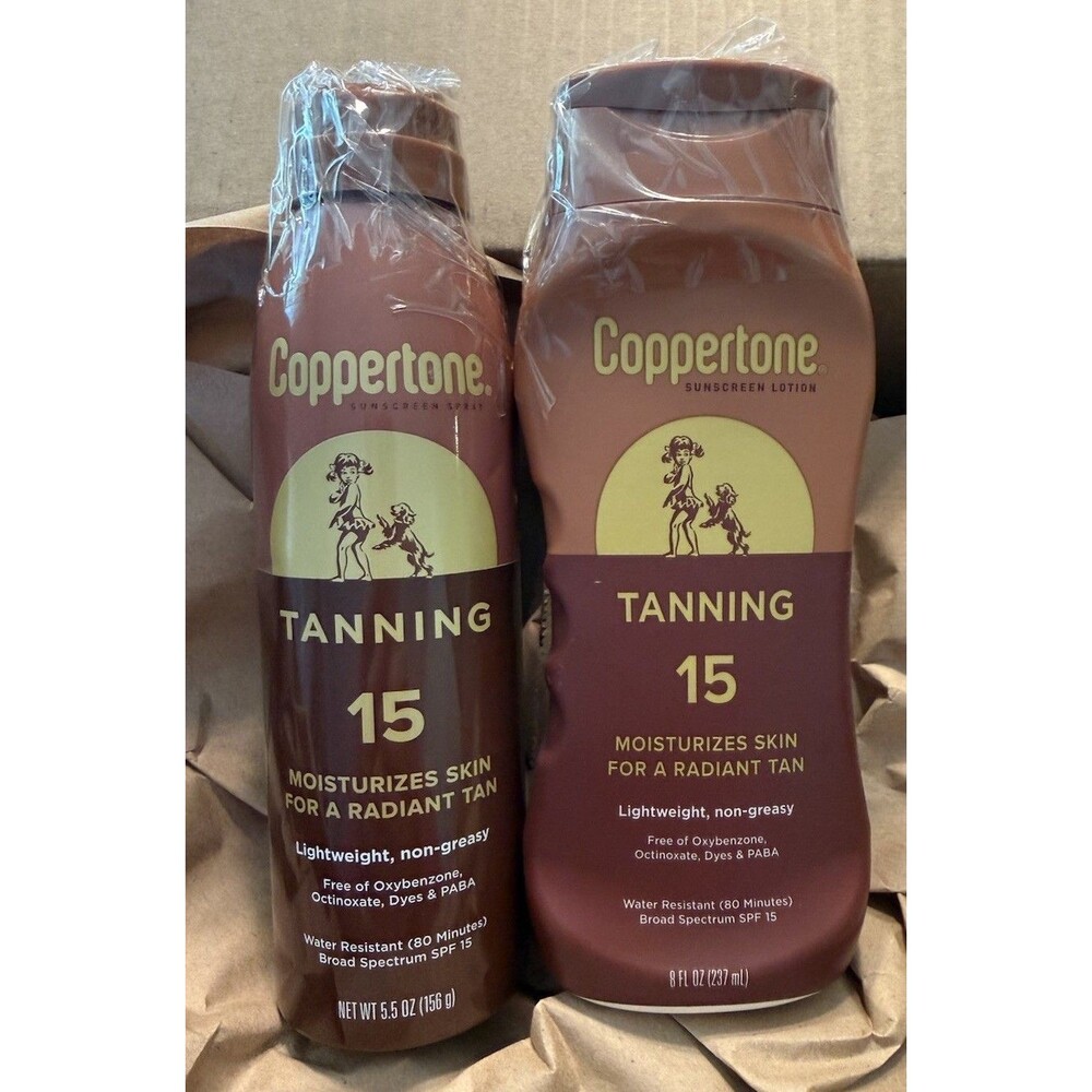 Coppertone TANNING Moisturizes Skin For A Radiant Tan SPF 15 1 Foam 1 Lotion
